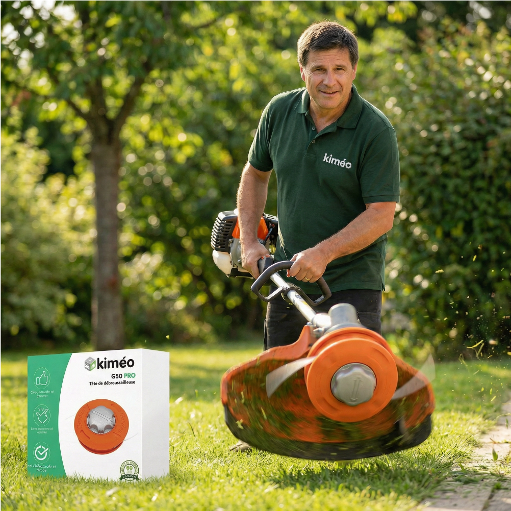 G50 PRO Tête de Débroussailleuse Ultra-Résistante – Coupe Nette et Rapide pour Entretien de Jardin