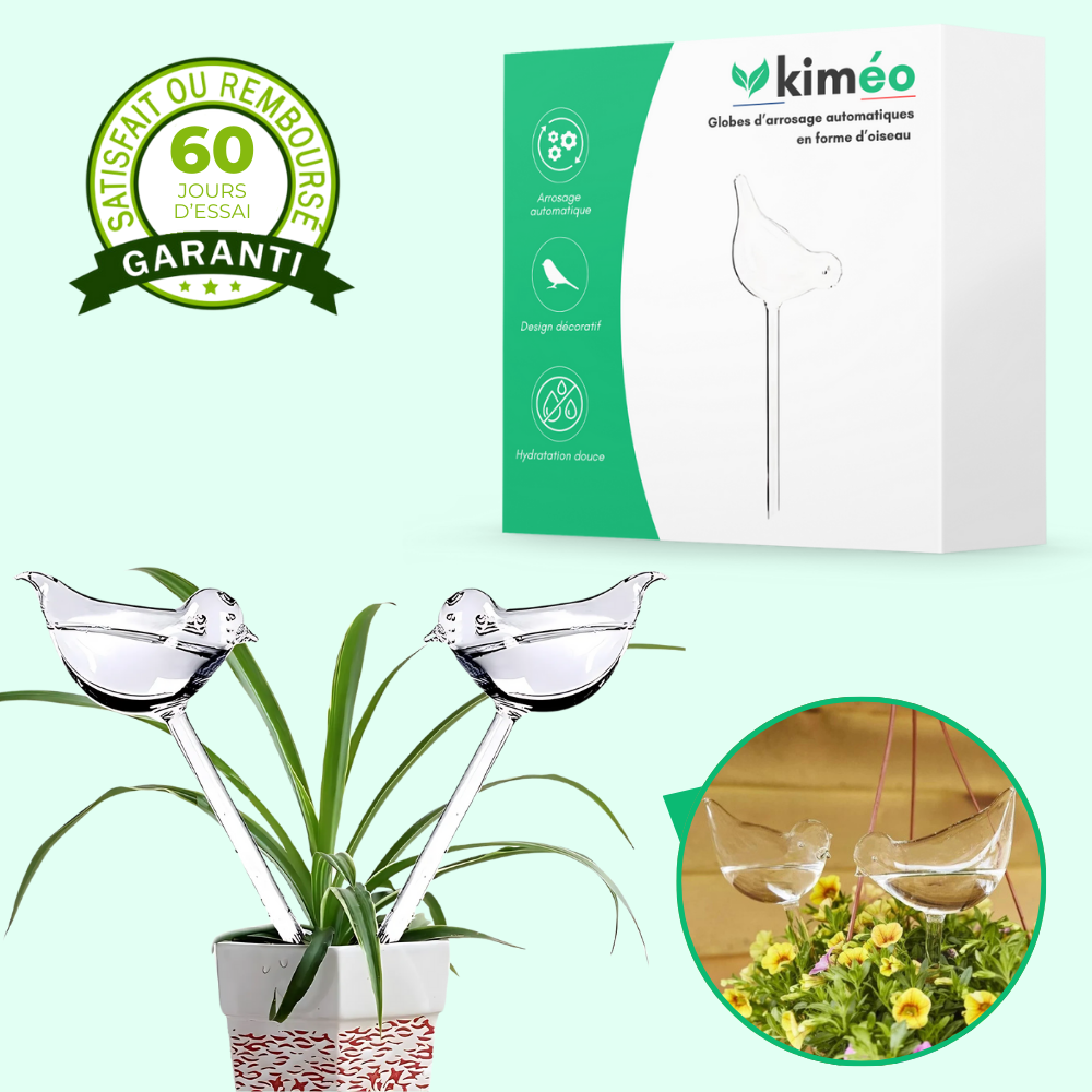 Arrosage Automatique en Forme d'Oiseau – Hydratation Continue pour Vos Plantes et Jardin